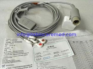 China Original BLT 5 lead ECG cable with snap end , AHA,6 PIN, 15-100-0070 supplier